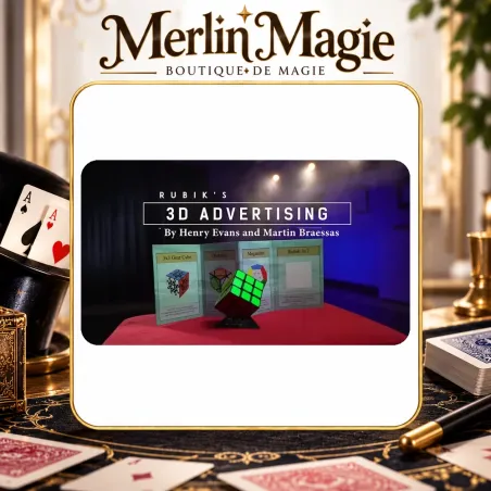 Rubik's Cube 3D Advertising | Cube publicitaire original - Merlin Magie