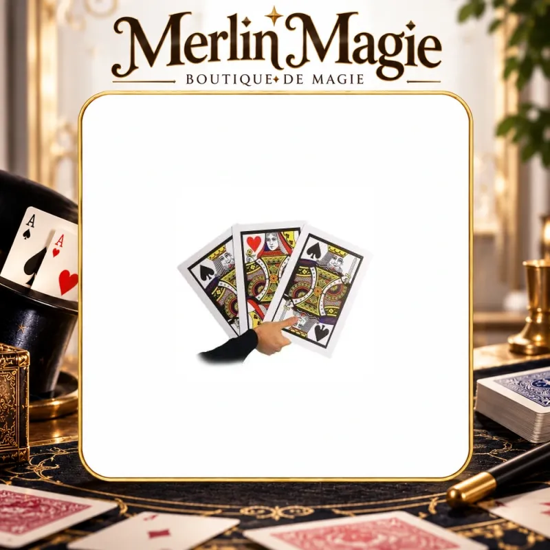 La Dame Introuvable XXL – Tour de cartes géantes