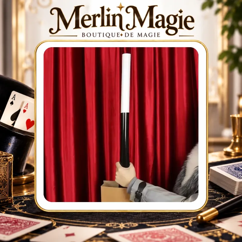 Baguette Magique Géante 2,23 m | Tour de Magie de Scène