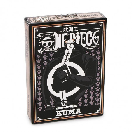 One Piece Playing Cards – Kuma, édition Bartholomew Kuma