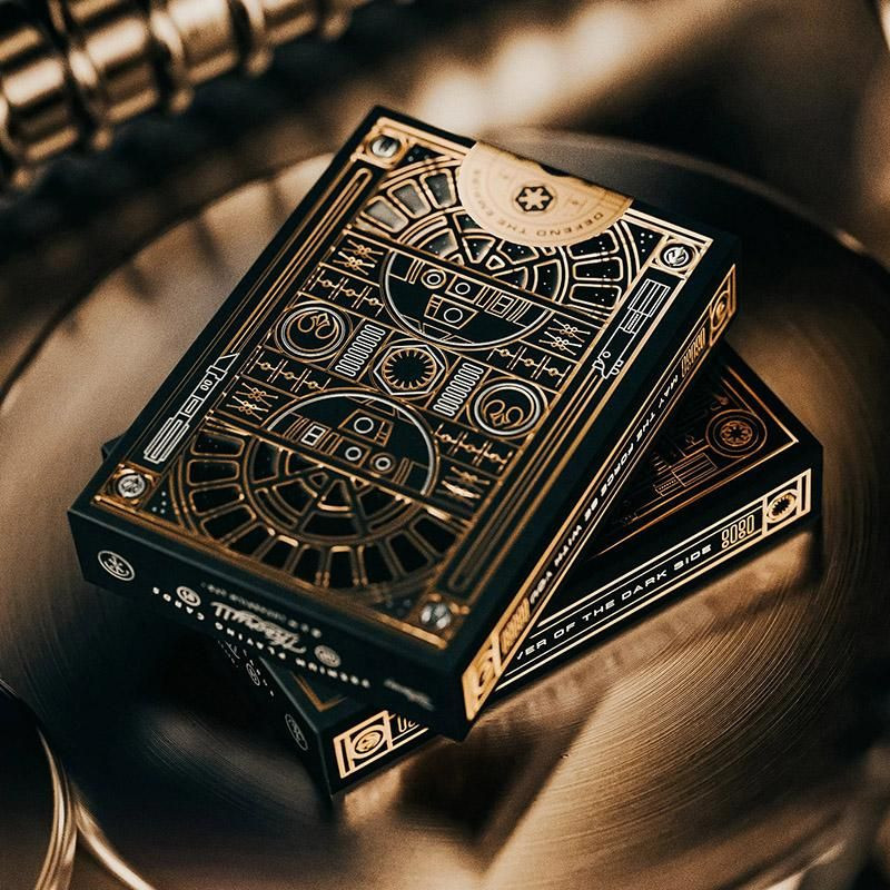 Jeu de cartes Star Wars doré par Theory11