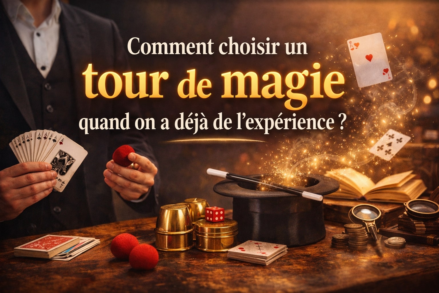 tour de magie quand on a de l'experience